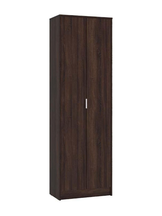 Holz Schuhschrank Neo mit 6 Regalen Dark Sonoma L60xW33xH191.5cm