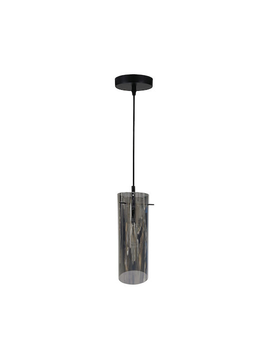Eko Light Adjustable Pendant Light Black with Socket E27