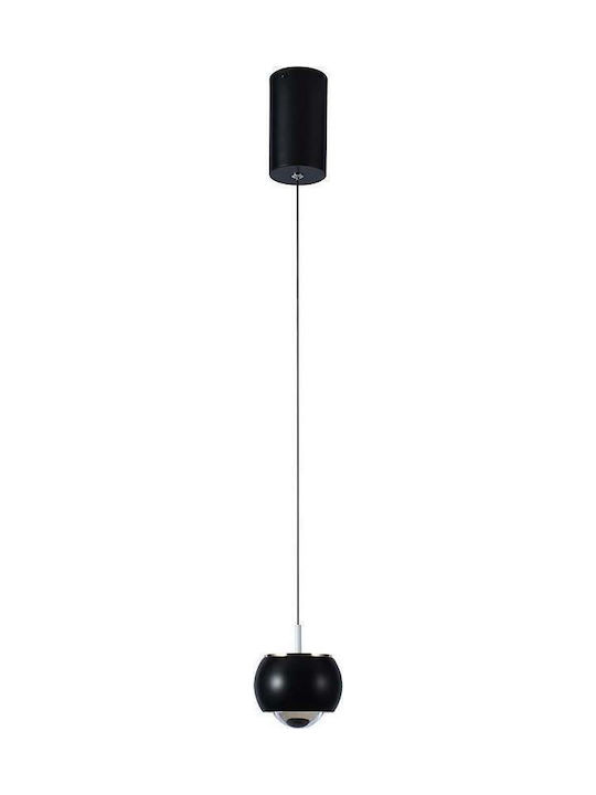 V-TAC Pendant Light Black 100cm