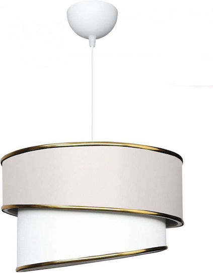 Opviq Cream Κρεμαστό Φωτιστικό Λευκό 30x30x70εκ. Opviq Cream Κρεμαστό Φωτιστικό Λευκό 30x30x70εκ.