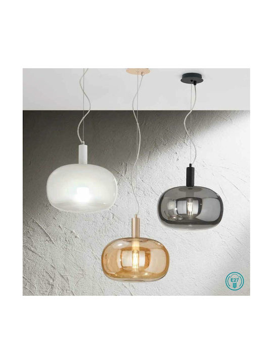 Ondaluce Pendant Light Honey with Socket E27 20cm