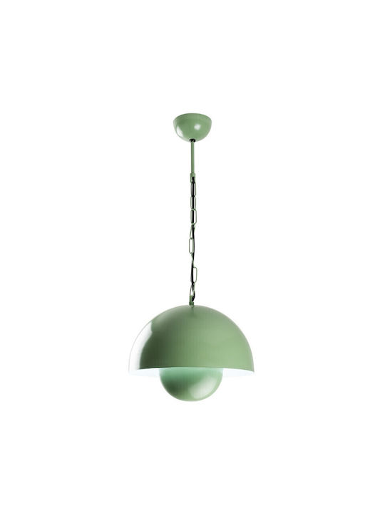 Megapap Neptun Κρεμαστό Φωτιστικό Πράσινο με Ντουί E27 30x30x70εκ.
