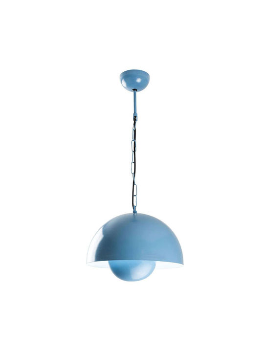 Opviq Kure Hängelampe Blau mit Fassung E27 30x30x70cm.