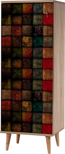 Ξύλινη με 8 Ράφια 50x38x135cm