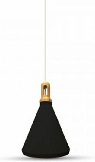 V-TAC Pendant Light Black 40cm