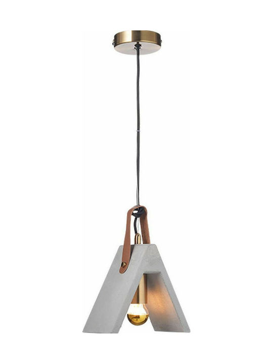 Aca Hängelampe Gray mit Fassung E27 20x10x100cm.
