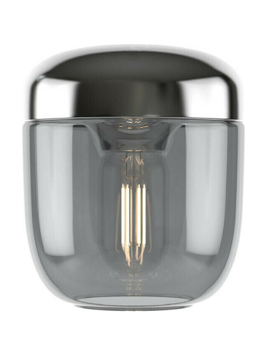 Umage Acorn Smoked Pendant Light Gray with Socket E27 14cm