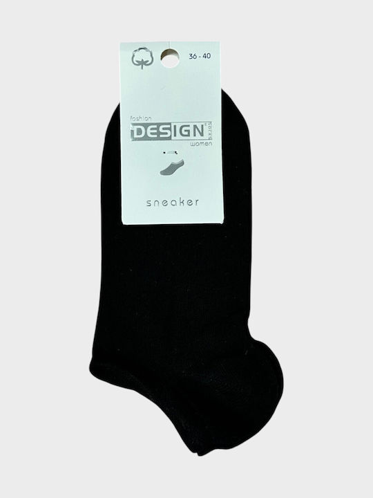 Design Design Schwarze Socken 6er Pack