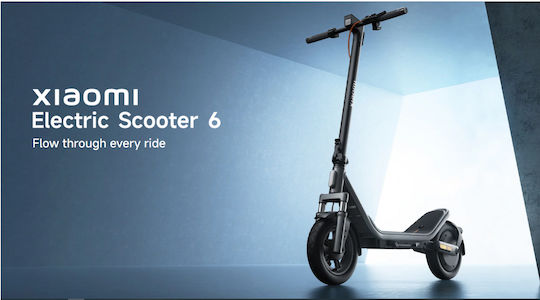 Xiaomi Elektroroller 6 Xiaomi Elektroroller mit 25 km/h Höchstgeschwindigkeit und 45 km Maximale Reichweite in Schwarzem Farbe