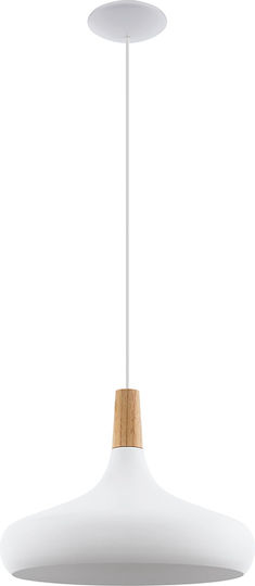 Eglo 901179-Hängeleuchte Sabinar 1xE27 60W 230V Durchmesser 40cm Weiß-FSC Zertifiziert Eglo 901179-Hängeleuchte Sabinar 1xE27 60W 230V Durchmesser 40cm Weiß-FSC Zertifiziert