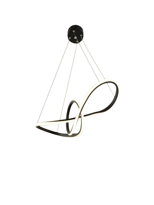 Epiplo-Fos Hängelampe Schwarz 73x20x80cm.