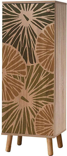 Ξύλινη Soho με 8 Ράφια Sonoma 50x38x135cm GP052-0007,2
