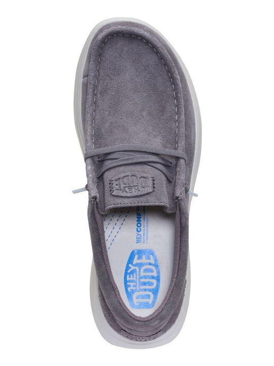 Wally Suede Ανδρικά Loafers σε Γκρι Χρώμα