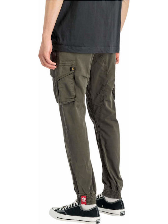 Ανδρικό Παντελόνι Cargo Ελαστικό Slim Fit Γκρι