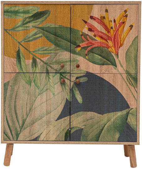 Ξύλινη Multilux Saka 95x36x111cm 869VEL4522