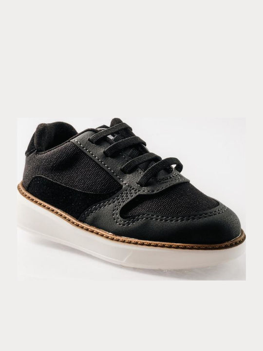 Παιδικά Sneakers Slip-on Μαύρα