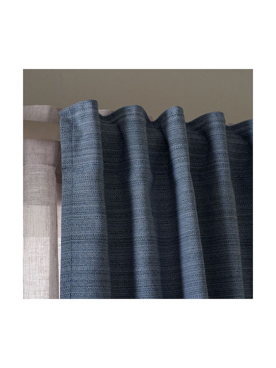 Gofis Home Vorhang mit Bleistiftfalten Gofis Jean Blau 130x270cm
