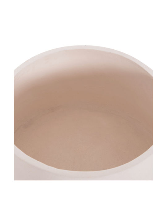 HomeMarkt Quan Concrete White Flower Pot 40x40x85cm