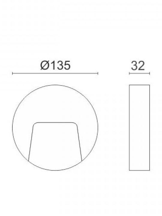 Spot Light Στεγανή Πλαφονιέρα LED 3W Spot Light Στεγανή Πλαφονιέρα LED 3W