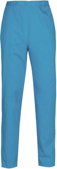 Be Unique Barisa Women's Turquoise Medical Pants Cotton and Polyester