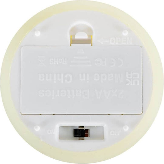 GloboStar Decorative LED Light Warm White 2700K Candle 6pcs 7.6x7.6x10cm