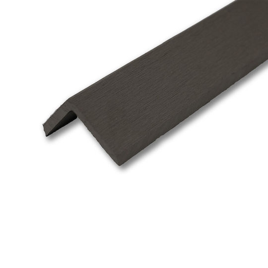 Showood 3D Πάνελ Τοίχου Κήπου από WPC 290x8.9x4.6εκ. Γκρι