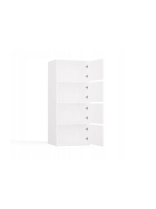 Büroaufbewahrungsschublade Alma Holz Weiß 50x40x119cm