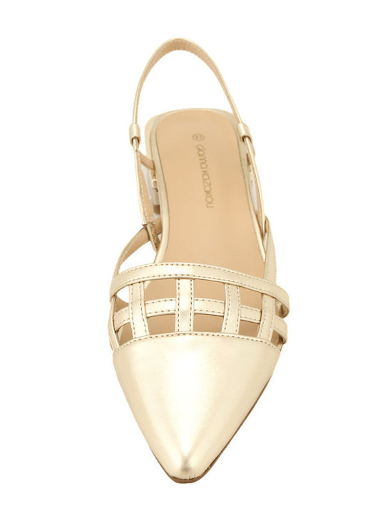 Top3 Damen Ballerinas Gold