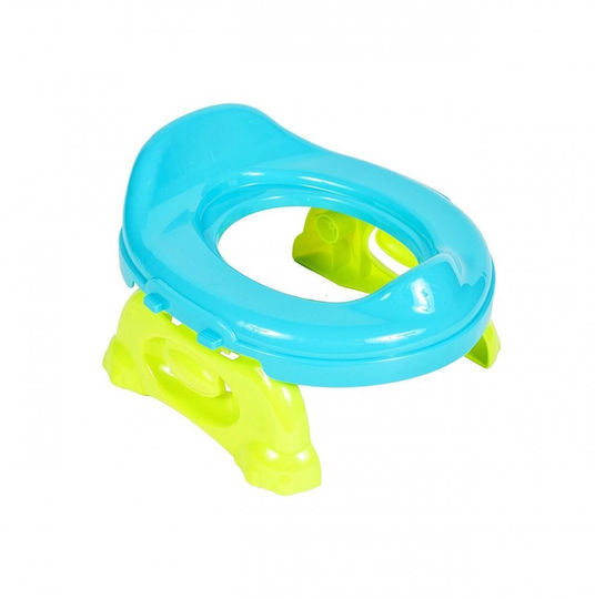 MalPlay Toddler Toilet Seat with Footrest Blue
