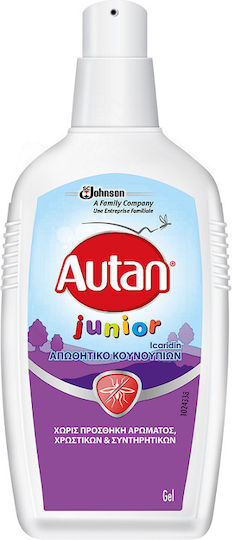 Autan Junior Εντομοαπωθητικό Gel σε Spray Κατάλληλο για Παιδιά 100ml