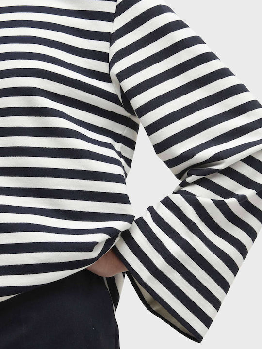 Barbour Sweatshirt Striped Blue