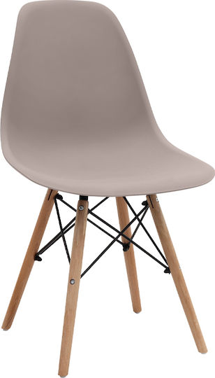 Καρέκλες Τραπεζαρίας Nova 46x51x80εκ. 4τμχ Cappuccino Καρέκλες Τραπεζαρίας Nova 46x51x80εκ. 4τμχ Cappuccino