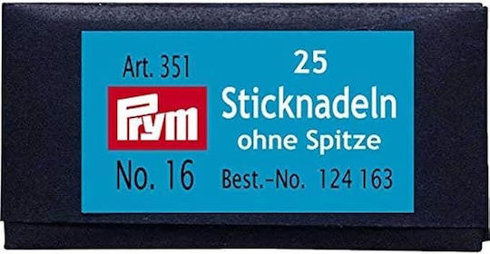 Ace Argintii de Broderie Fără Vârf 25 Bucăți 55 Mm X 1.6 Mm Mărimea 16 Prym