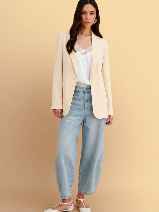 attrattivo Women's Blazer Yellow