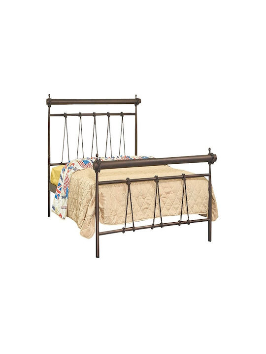 No 34 Bett Doppelbett Metall Rosa für Matratze 150x200cm