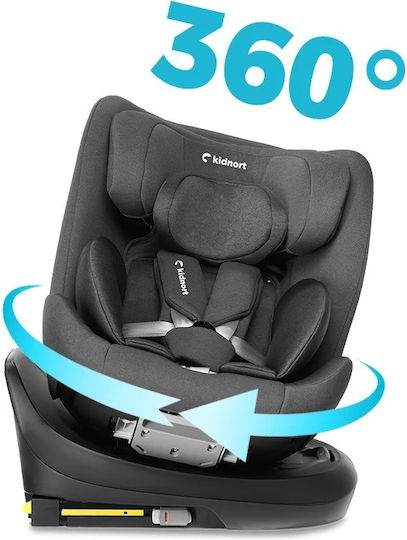 Kidnort Scaun Auto i-Size cu Isofix Albastru 9-36 kg