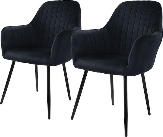 Armchairs Dining Room 2pcs Black Armchairs Dining Room 2pcs Black