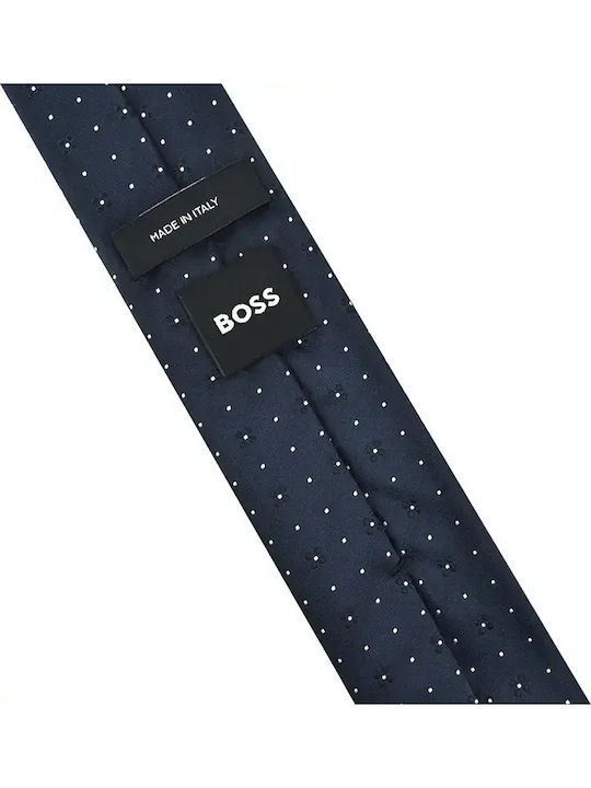 Boss Men's Silk Tie in Blue Colour