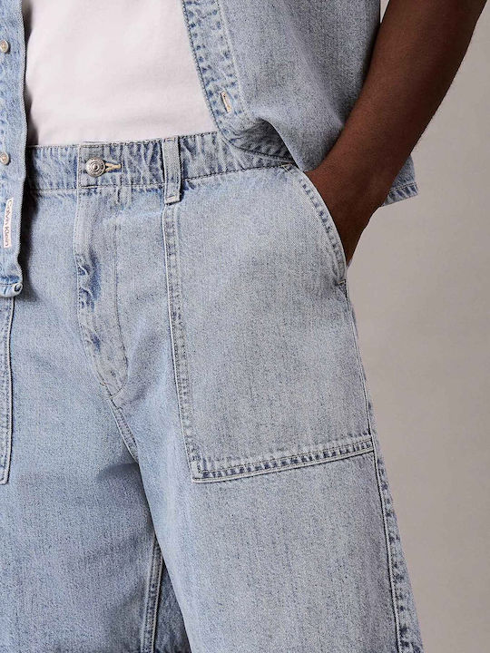 Men's Denim Bermuda Blue