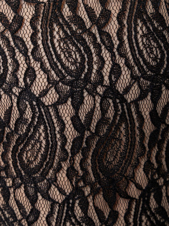 Bluză Dantelă Body Negru