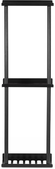 Wandhalterung mit Schrauben 25x16cm Schwarze