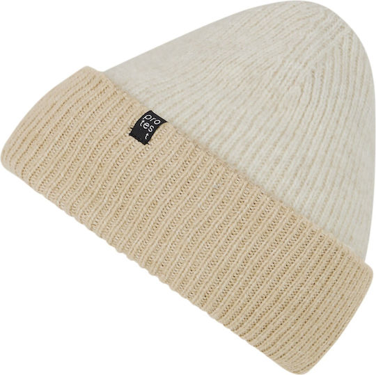 Beanie Căciulă Pentru Femei Tricotată În Culoare Albă