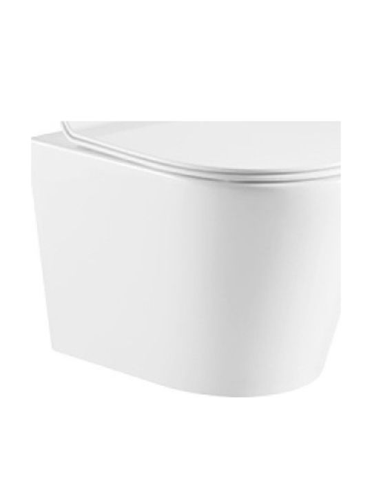 Katsamakos Capac WC Slim Închidere Lentă Plastic