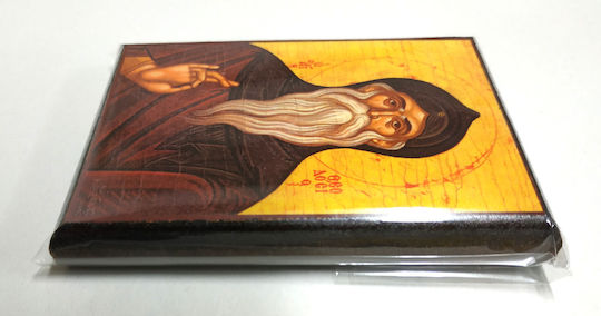 St Theodosios The Abbot Saint Icon Frame Category Paper Krn No 00 Size 6.5cm X 9.5cm Icon Wood Mdf S&k Byzantine Icons