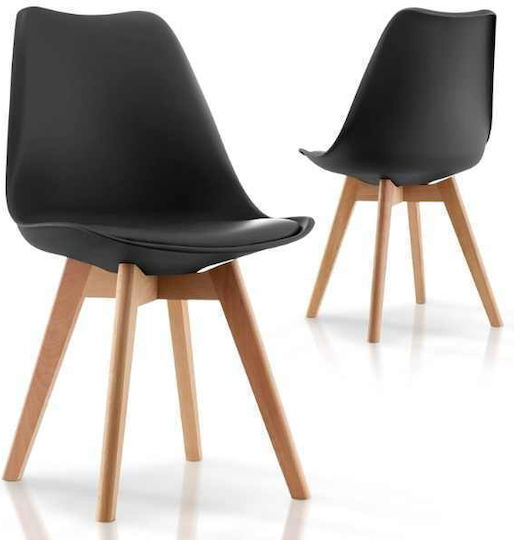 Stühle Speisesaal 49x43x82cm 2Stück Black