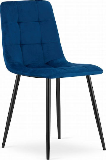 Chairs Dining Room 69x62x48cm 3pcs Navy Blue
