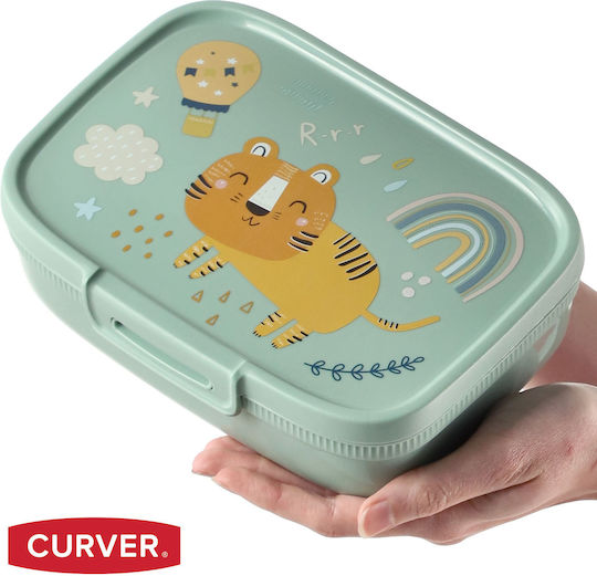 Curver Kunststoff Kinderlebensmittelbehälter 1.3 Liter Grüne