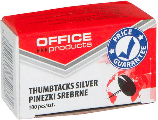 Office Products Piuneze Metalice 100 Bucăți Cutie Office Products