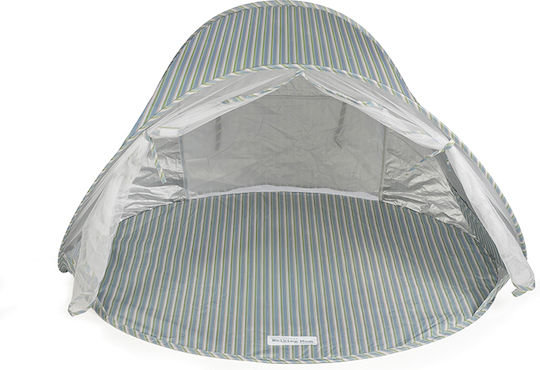 Walking Mum Strips Pop Up Umbrelă și Cort de Plajă pentru Copii Gri