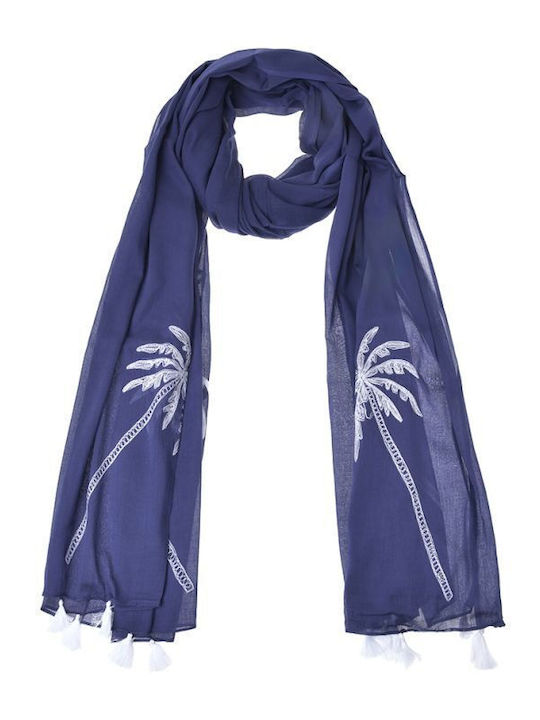 Ble Resort Collection Μπλε Παρεό Φουλάρι 100χ180 Κωδ 5-43-254-0107